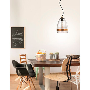 Lampa wisząca szklana retro Mio 2 - Elegancki design | Decolab24