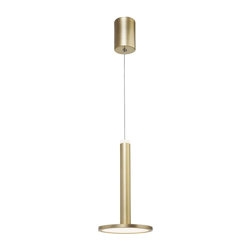 Złota lampa wisząca LED Plato - Glamour | Decolab24