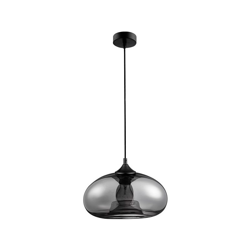 Lampa wisząca Zandor - nowoczesny design, szkło i chrom | Decolab24