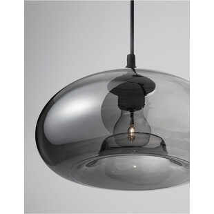 Lampa wisząca Zandor - nowoczesny design, szkło i chrom | Decolab24
