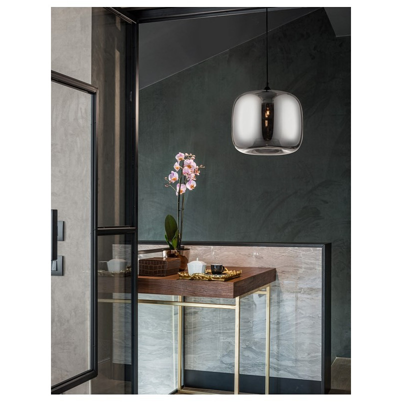 Lampa wisząca szklana Zandor II | Nowoczesny design, E27