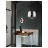 Lampa wisząca szklana Zandor II | Nowoczesny design, E27
