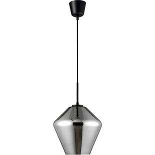 Lampa wisząca szklana Renne | Chrom, E27 | Decolab24