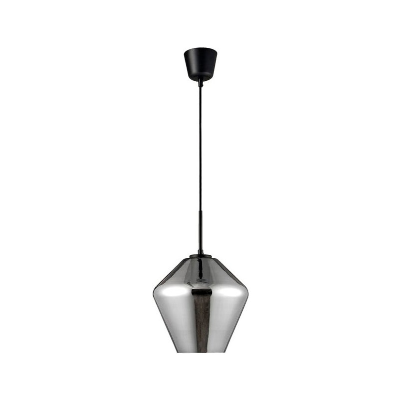 Lampa wisząca szklana Renne | Chrom, E27 | Decolab24