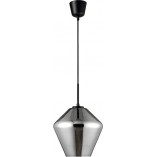 Lampa wisząca szklana Renne | Chrom, E27 | Decolab24