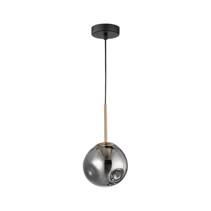 Lampa wisząca szklana kula Dent 15cm - Decolab24