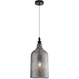 Lampa wisząca szklana Tauron | Szkło dymione, E27 - Decolab24
