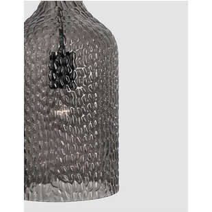 Lampa wisząca szklana Tauron | Szkło dymione, E27 - Decolab24