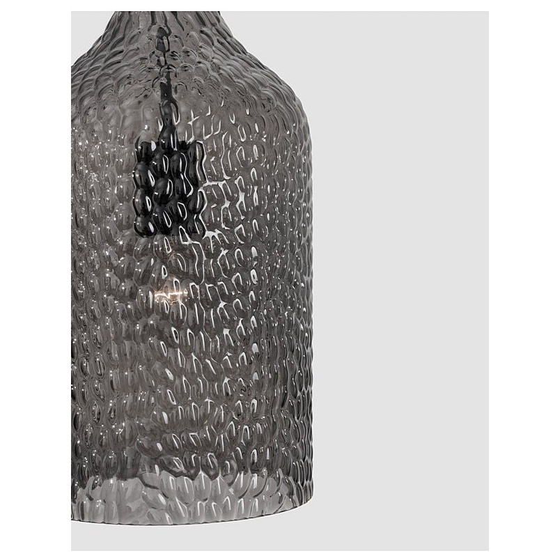 Lampa wisząca szklana Tauron | Szkło dymione, E27 - Decolab24