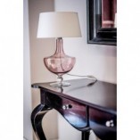 Lampa stołowa szklana biała Oxford | 4Concept - Elegancki design