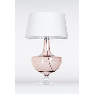 Lampa stołowa szklana biała Oxford | 4Concept - Elegancki design