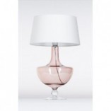 Lampa stołowa szklana biała Oxford | 4Concept - Elegancki design