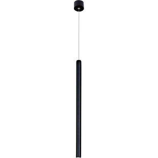 Lampa wisząca tuba czarna LED - Minimalistyczny design | Decolab24