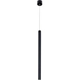 Lampa wisząca tuba czarna LED - Minimalistyczny design | Decolab24