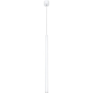 Lampa wisząca tuba biała - Minimalistyczny design | Decolab24