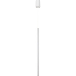 Lampa wisząca tuba biała - Minimalistyczny design | Decolab24