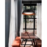 Lampa Wisząca LED Stansted Czarna 60cm - Nowoczesny Design