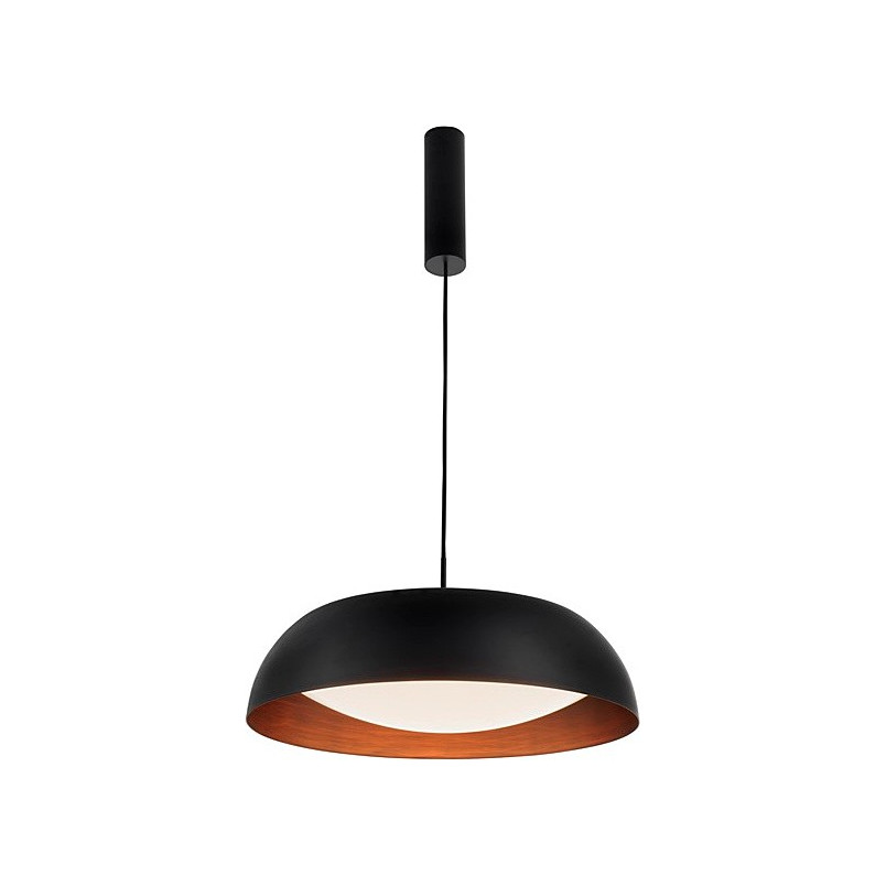 Lampa Wisząca LED Stansted Czarna 60cm - Nowoczesny Design