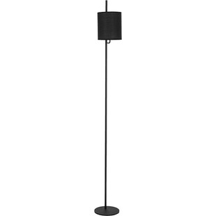 Lampa podłogowa minimalistyczna z abażurem Manaya czarna