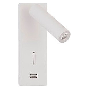 Kinkiet LED biały z USB - Space | Decolab24