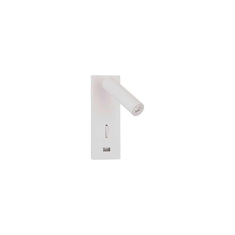 Kinkiet LED biały z USB - Space | Decolab24