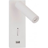Kinkiet LED biały z USB - Space | Decolab24
