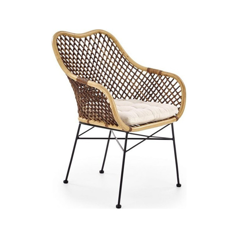 Krzesło rattanowe Halmar K336 | Komfortowy design w Twoim domu