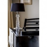 Lampa stołowa szklana czarna 4Concept | Glamour Petit Trianon