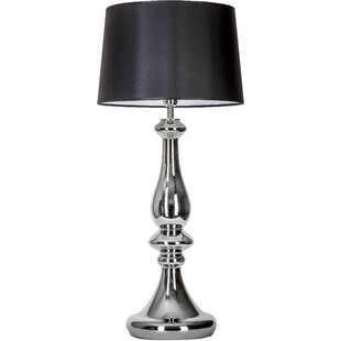 Lampa stołowa szklana czarna 4Concept - Glamour Petit Trianon