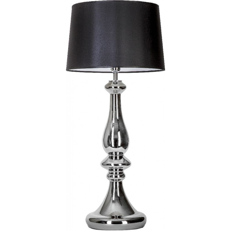 Lampa stołowa szklana czarna 4Concept - Glamour Petit Trianon