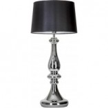 Lampa stołowa szklana czarna 4Concept - Glamour Petit Trianon