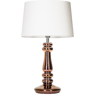 Lampa stołowa szklana biała Petit Trianon | 4Concept