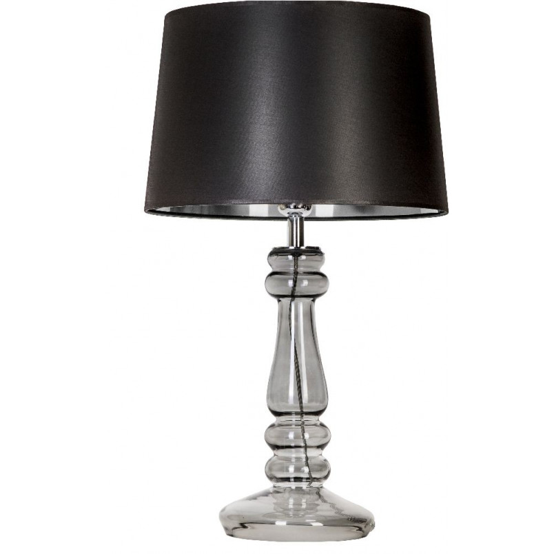 Lampa stołowa szklana czarna 4Concept Petit Trianon - Eleganckie oświetlenie