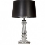 Lampa stołowa szklana czarna 4Concept Petit Trianon - Eleganckie oświetlenie
