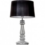Lampa stołowa szklana czarna 4Concept | Glamour Petit Trianon