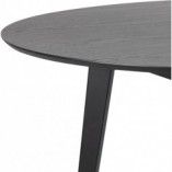 Stół Okrągły Roxby Actona | Czarny Fornir | 105cm