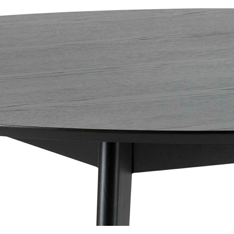 Stół Okrągły Roxby Actona | Czarny Fornir | 105cm