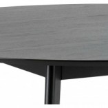 Stół Okrągły Roxby Actona | Czarny Fornir | 105cm