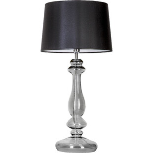 Lampa stołowa szklana czarna Versailles 4Concept - Elegancki design