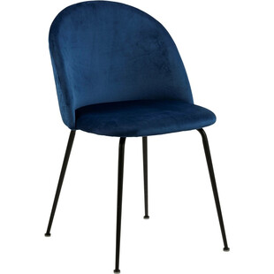 Krzesło Louise granatowe Actona | Elegancki design