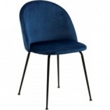 Krzesło Louise granatowe Actona | Elegancki design