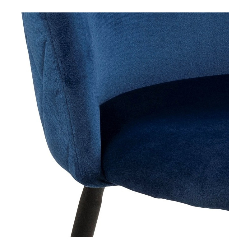Krzesło Louise granatowe Actona | Elegancki design