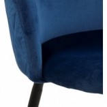 Krzesło Louise granatowe Actona | Elegancki design