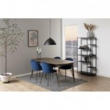 Krzesło Louise granatowe Actona | Elegancki design