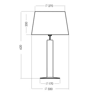 Lampa stołowa szklana Little Fjord White 4Concept - Elegancki Design
