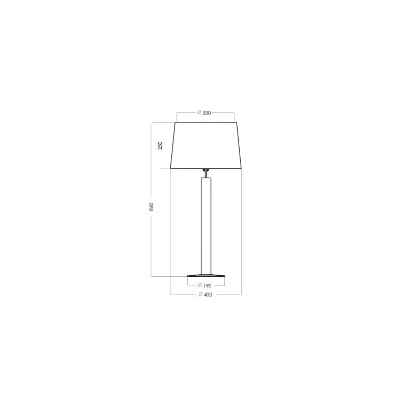 Lampa stołowa szklana Fjord White | 4Concept - Eleganckie oświetlenie