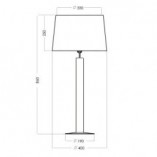 Lampa stołowa szklana Fjord White | 4Concept - Eleganckie oświetlenie