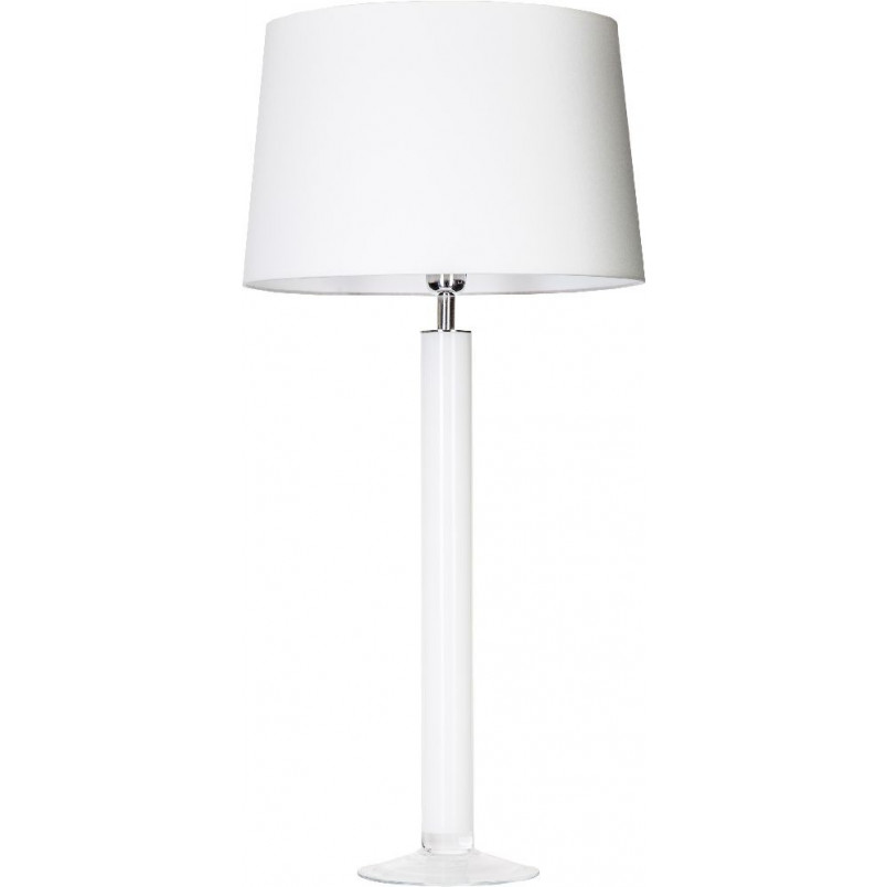 Lampa stołowa szklana Fjord White 4Concept | Eleganckie oświetlenie
