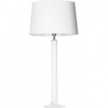 Lampa stołowa szklana Fjord White 4Concept | Eleganckie oświetlenie