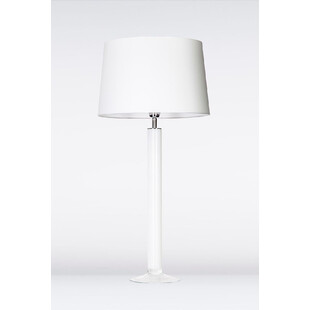 Lampa stołowa szklana Fjord White 4Concept | Eleganckie oświetlenie